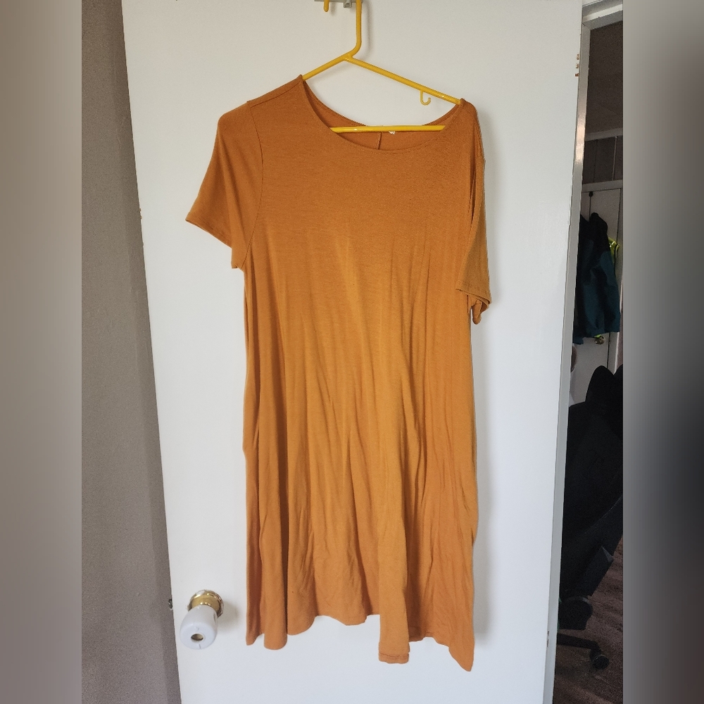 Mustard Yellow Women's Dress